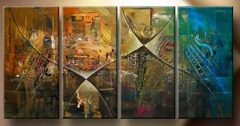Dafen Oil Painting on canvas abstract -set141 Dafen Oil Painting on canvas abstract -set141